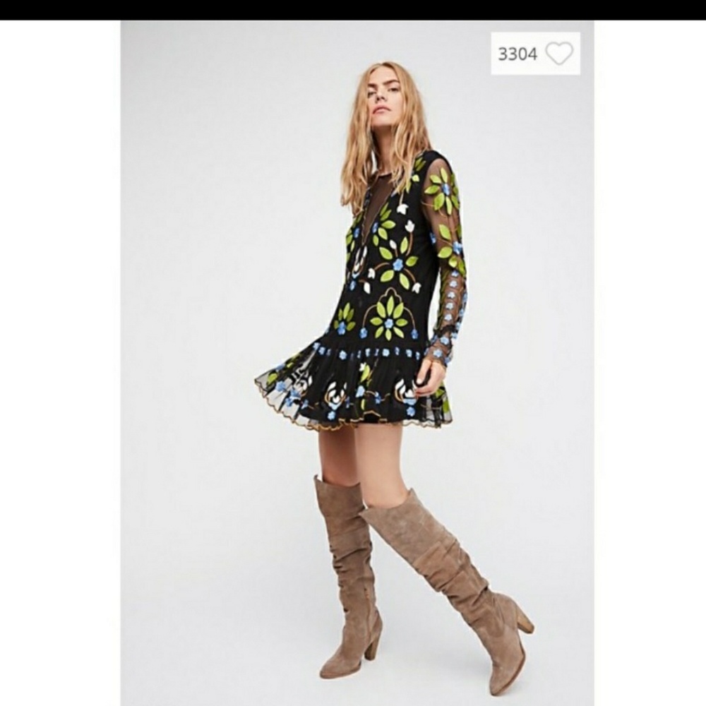 BRAND NEW Hearts Are Wild Free People mini dress